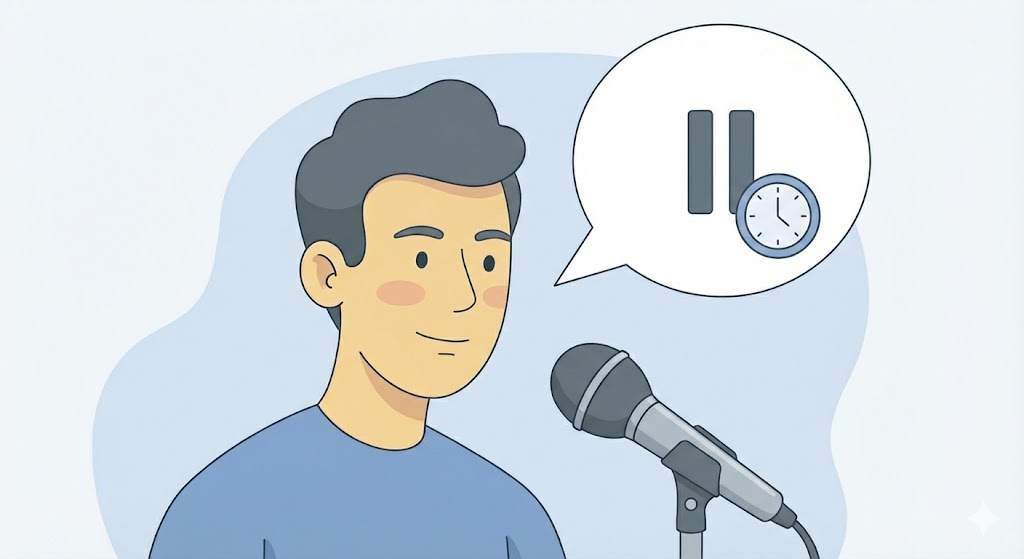 pause uhmm filler words